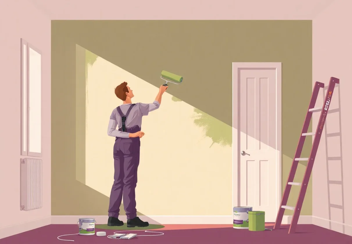 Peintre Francheville 69340 en intervention sur un chantier